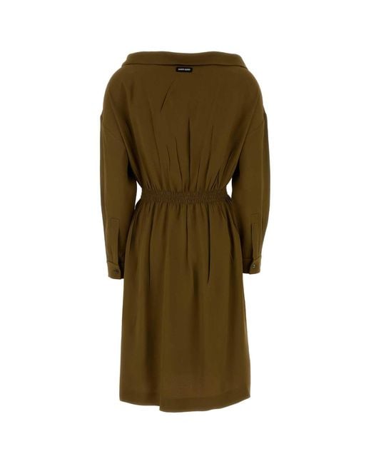 Miu Miu Green Sable Dress