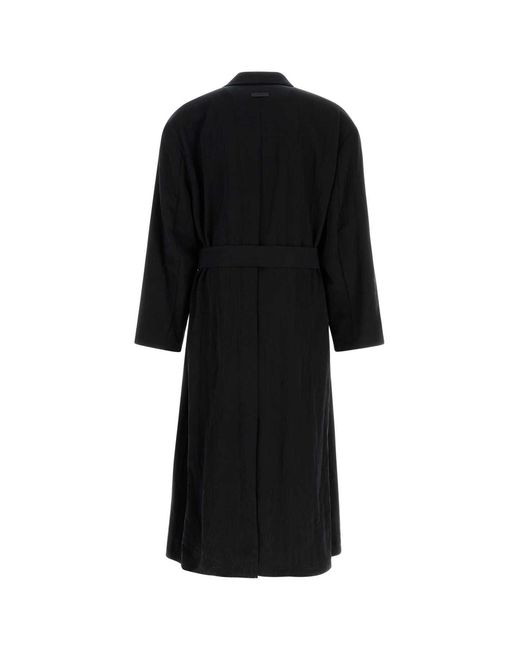 Fear Of God Black Trench for men