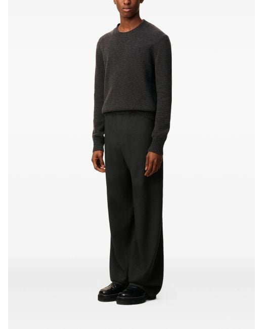 AMI Black Trousers Elasticated