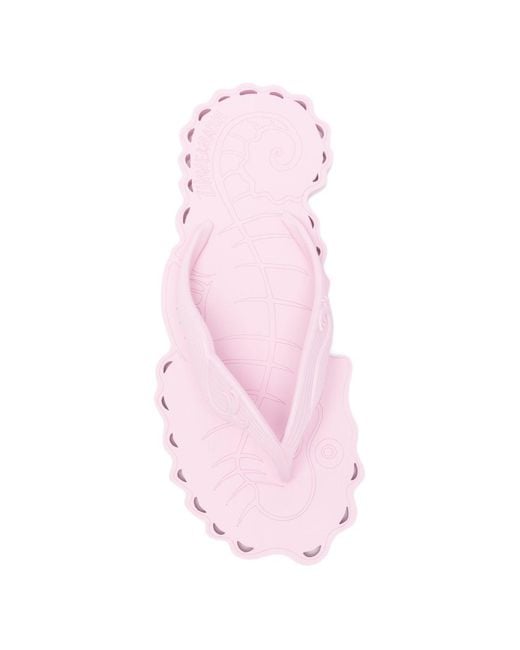 Zimmermann Pink Seafoam Thong Sandals