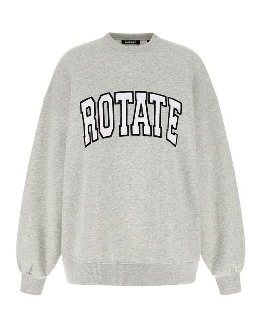 ROTATE BIRGER CHRISTENSEN Roteer Birger Christensen 'heavy Sweat' Sweatshirt in het Gray