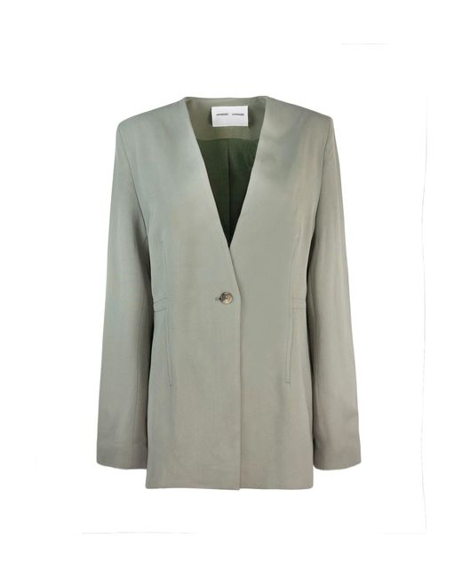 Samsøe & Samsøe Gray Blazer Sakitra 15545 Verde