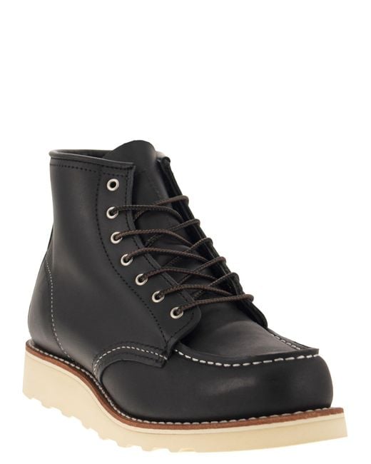 Red Wing Black Classic Moc
