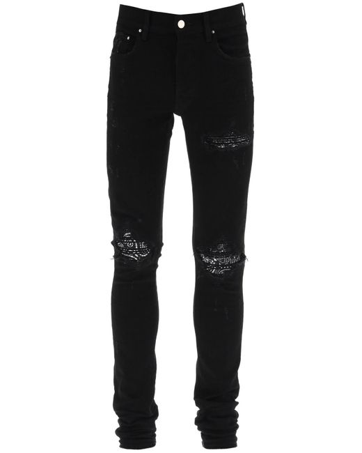 'MX1 Bandana' Skinny Jeans Amiri de hombre de color Black