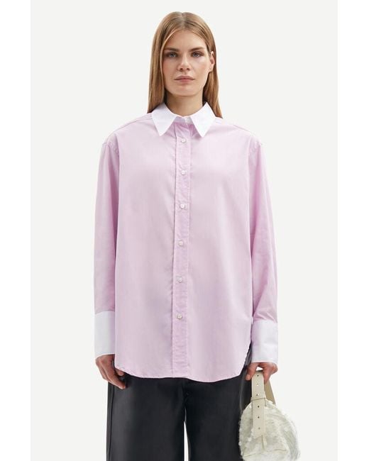 Chemises Samsøe & Samsøe en coloris Pink