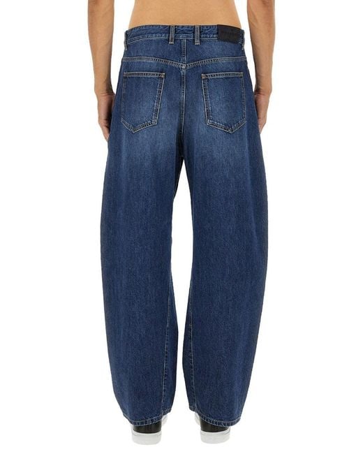 Givenchy Washed Out Denim Jeans in Blue für Herren