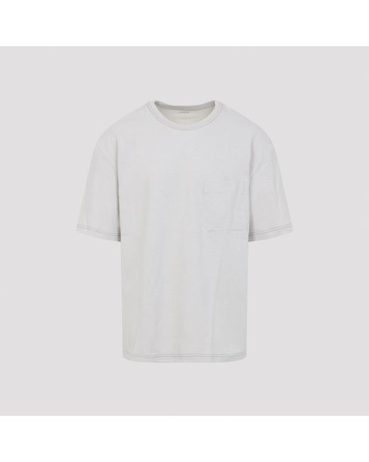 Lemaire White Boxy Short Sleeves T-Shirt