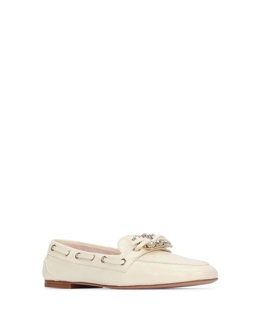 Roger Vivier White Slip On Loafers