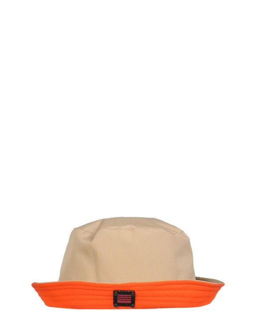 MSGM Natural Two-Tone Bucket Hat for men