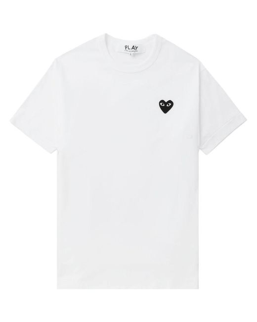 COMME DES GARÇONS PLAY White Cotton T-Shirt