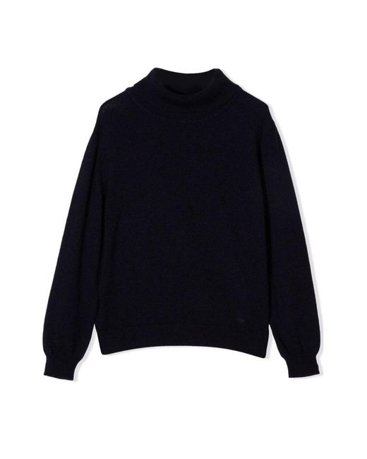 Fay Blue Turtleneck Sweater