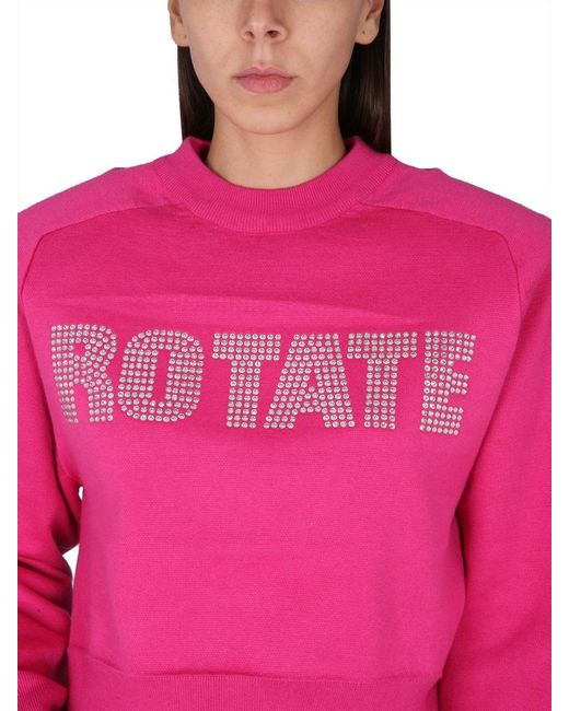 ROTATE BIRGER CHRISTENSEN Pink Sweatshirts