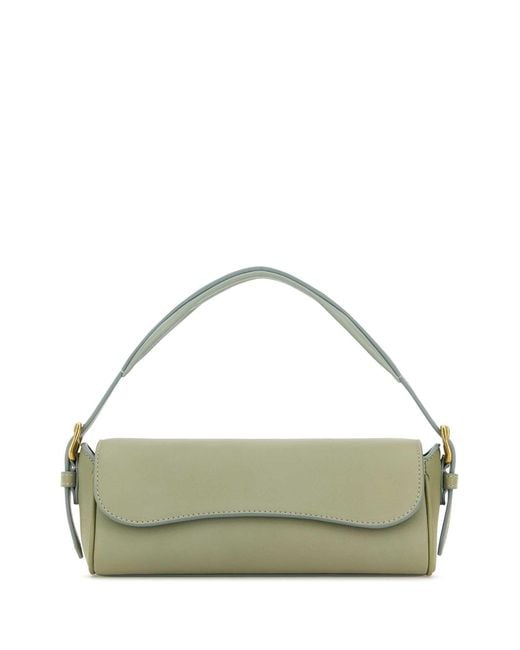 J&m Davidson Green Sage Bonny Baguette Handbag