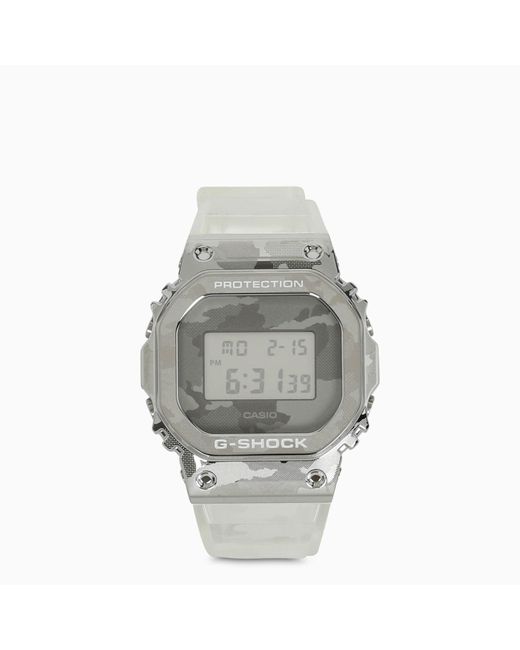 G-Shock Gray Casio G Shock Transparent Dw 5600 Watch for men
