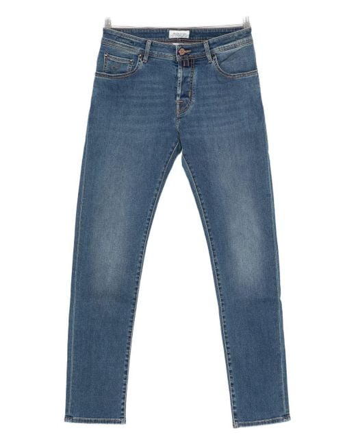 Jacob Cohen Broek Blauw in het Blue voor heren