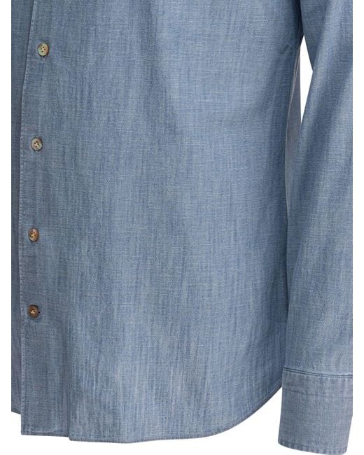 Borriello Blue Shirts for men