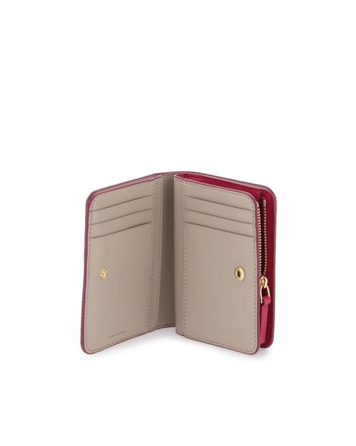 Marc Jacobs Pink Die j marc mini kompakte Brieftasche