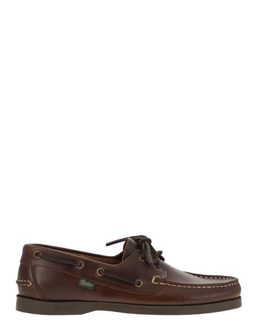 Paraboot Brown Barth Boat Moccasin
