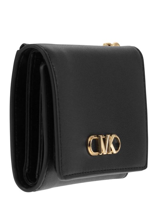 Michael Kors Black Parker - Leather Clover Wallet
