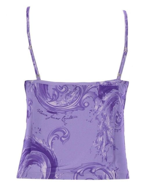 Versace Jeans Couture Purple Top
