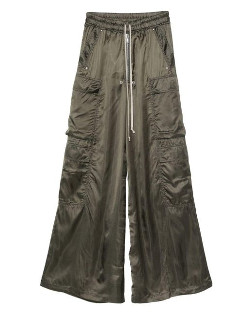 Rick Owens Green Drawstring Trousers