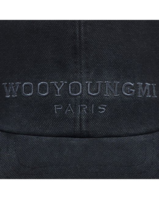 Wooyoungmi Blue Baseball Cap Cotton for men