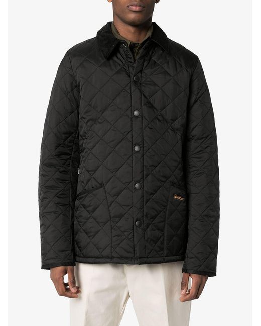 Barbour Black Heritage Liddesdale Quilt for men