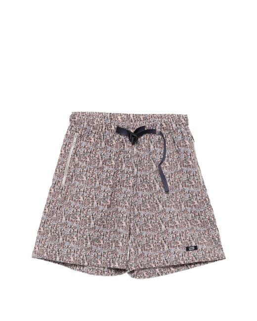 LC23 Purple Limonta Flowers Shorts
