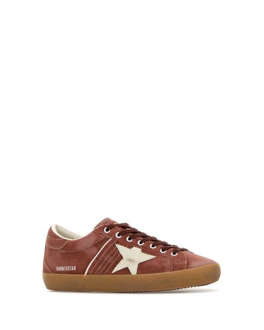 Golden Goose Deluxe Brand Brown Lace Up Sneakers