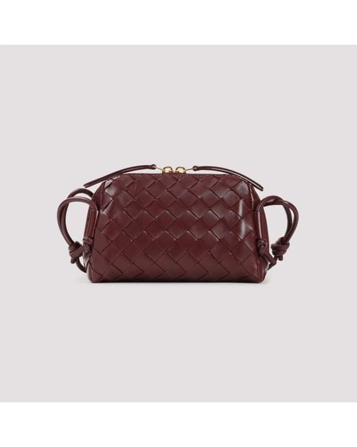 Bottega Veneta Brown Leather Concert Bag