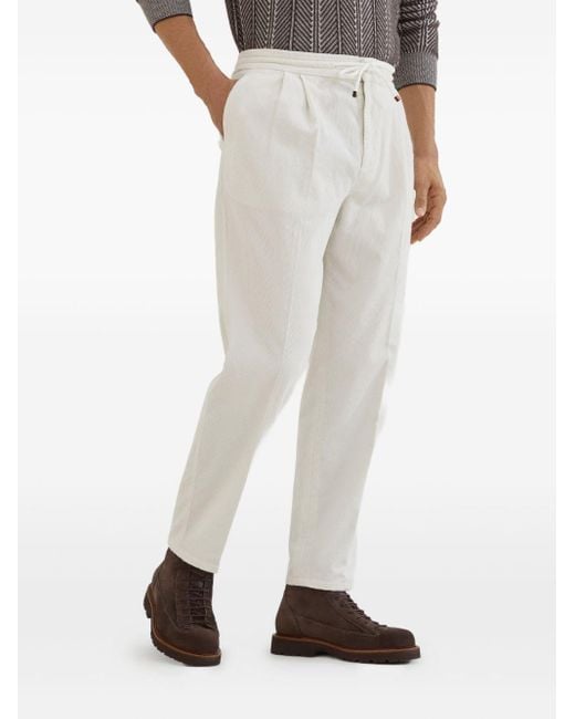 Brunello Cucinelli White Samthose