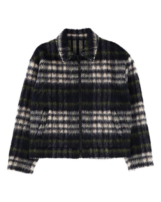 MSGM Black Pile Jacket for men
