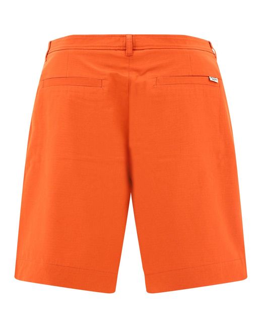 Maison Kitsuné Maison Kitsuné Ripstop Shorts in Orange für Herren