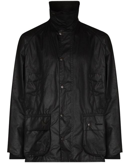 Barbour Black Bedale Wax Jacket for men