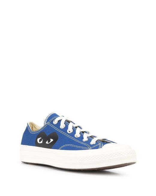 COMME DES GARÇONS PLAY Blue Comme Des Garçons Play X Converse 70s Canvas Low-top Trainers