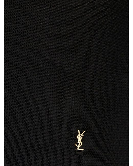 Saint Laurent Black Cassandre gestrickt