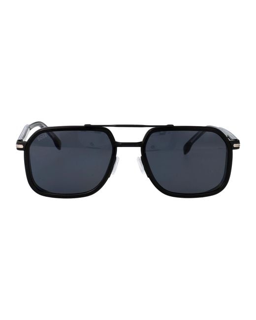 Boss Blue Squared Sunglasses Boss 1724/S 807 for men