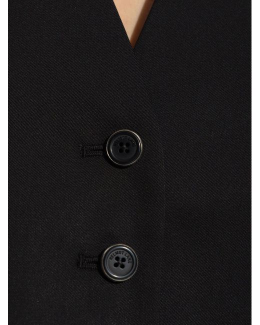 Helmut Lang Tanktop Met Halternek in het Black