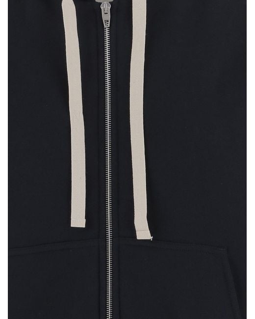 Jil Sander Black Hoodie With Logo