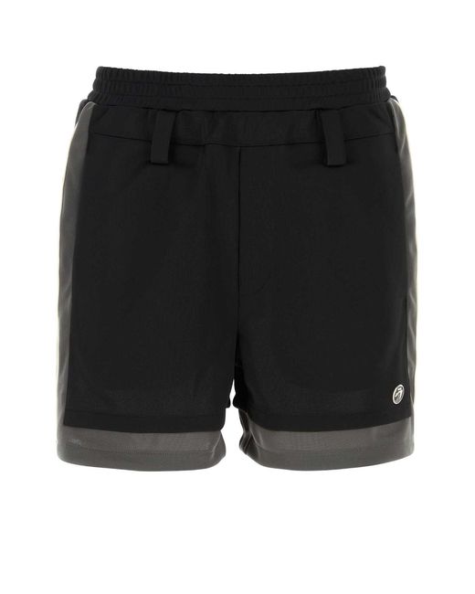 Ambush Black Polyester Bermuda Shorts for men