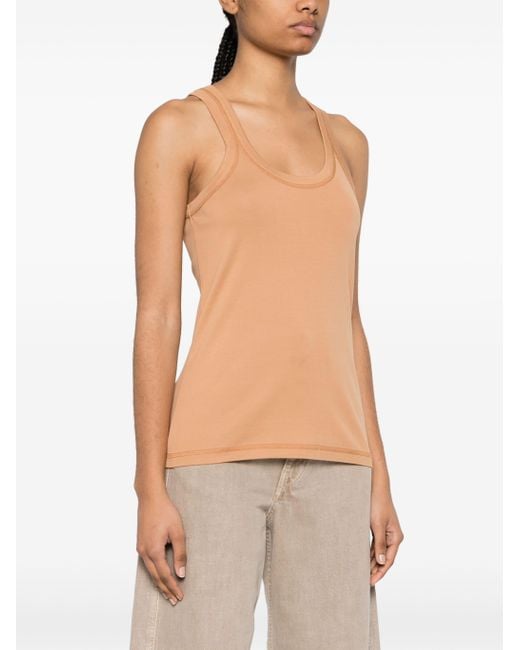 Lemaire Natural Ribbed Top