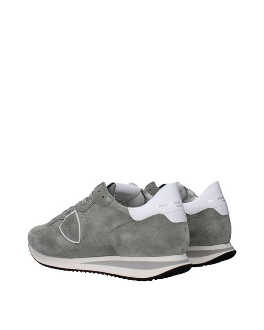 Sneakers RTPX Mens en daim / blanc Philippe Model pour homme en coloris Gray