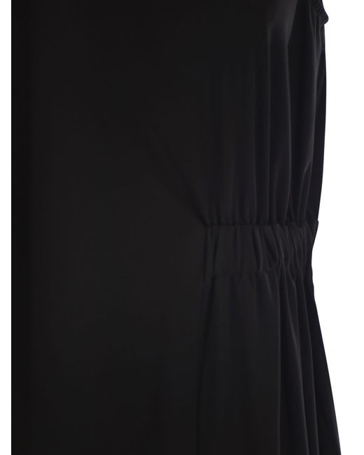 Weekend by Maxmara Black Wochenende Max Mara Tenebre Fluid Jersey Kleid