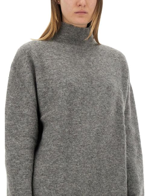 Alysi Gray Turtleneck Shirt