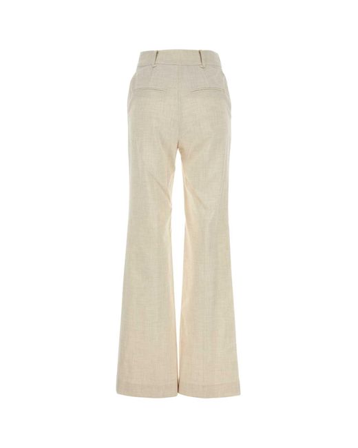 Camilla & Marc White Sand Polyester Floris Pant