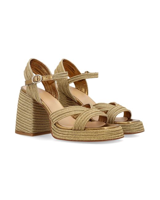 Castaner Metallic Valle Sandals