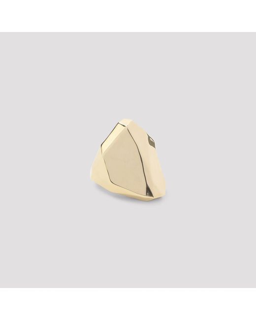 Lanvin Metallic Kubischer -Metallring
