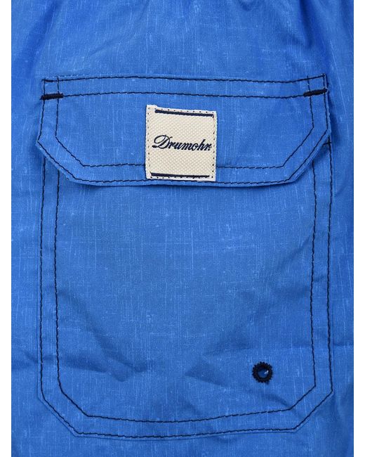 Drumohr Zeekleding Blauw in het Blue voor heren