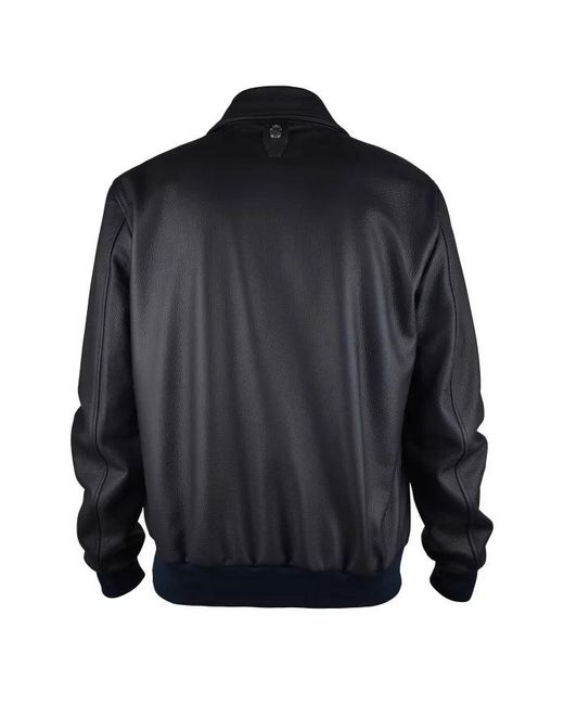 Billionaire Blue Leather Jacket