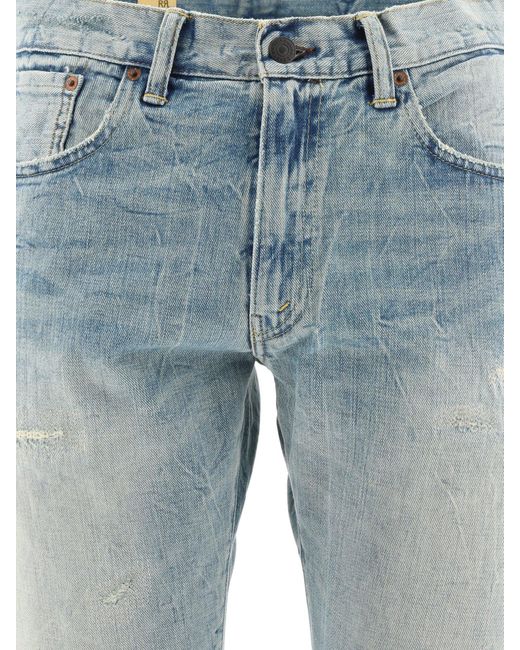 RRL Blue Stratham Jeans for men